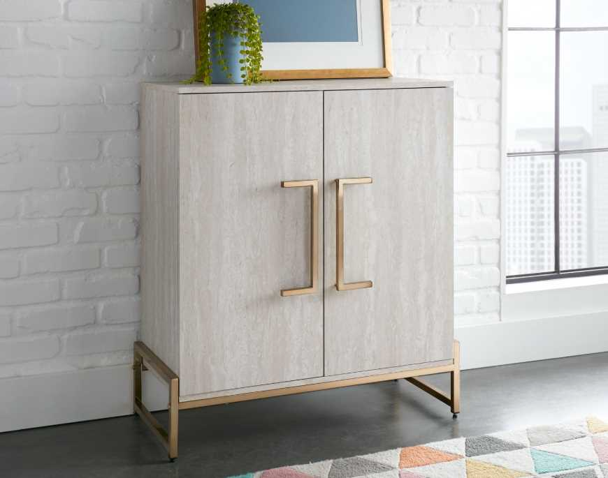 Steve Silver Co. Larkin Wine Cabinet - Thumbnail 2