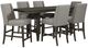 Liberty Furniture Double Bridge 7-Piece Dark Chestnut/Gray Optional Gathering Table Set-0