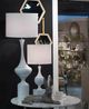 A & B Home White Metal and Ceramic Table Lamp-1