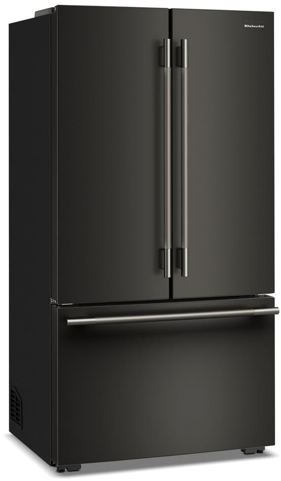 KitchenAid® 36" 24.8 Cu. Ft. Black Ore Counter Depth French Door Refrigerator with Internal Water Dispenser-2