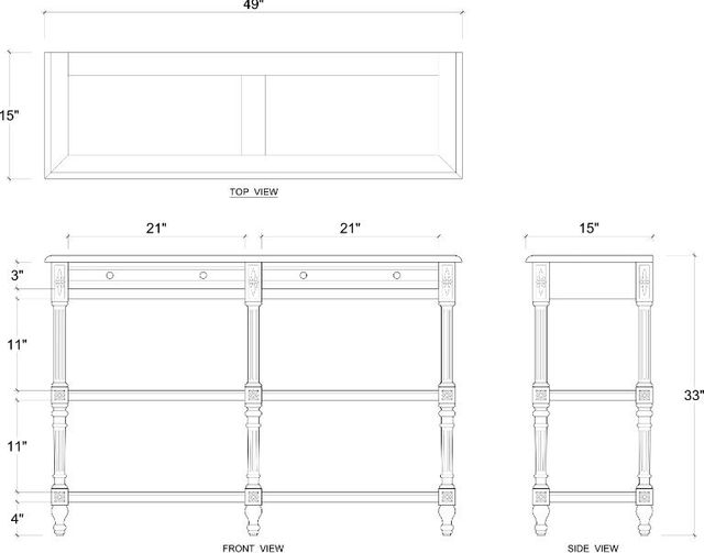 Bramble Customizable Melissa Console Table-1