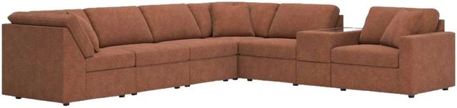 Signature Design by Ashley® Modmax 7-Piece Spice L-Shape Sectional with Storage Console-0