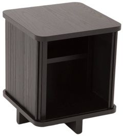 EQ3 Tabour Black End Table