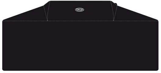 DCS Series 7 98" Black Grill On-Cart Cover-4