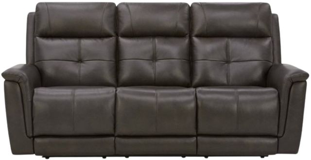 Flexsteel® Ranger Rustic Brown Power Reclining Sofa with Console-1