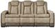 Signature Design by Ashley® Next-Gen DuraPella Sand Power Reclining Sofa with Adjustable Headrest-1