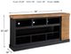 Signature Design by Ashley® Tonnari Two-Tone Brown Extra Large TV Stand with Fireplace Option-1