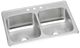 Elkay Celebrity® Brushed Satin 33'' 3-Hole Equal Double Bowl Drop-in Sink-0