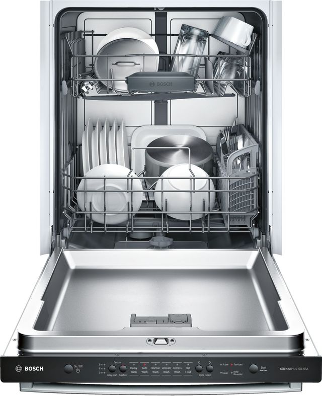 Bosch® Ascenta® Series 24" Stainless Steel Built In Dishwasher-3