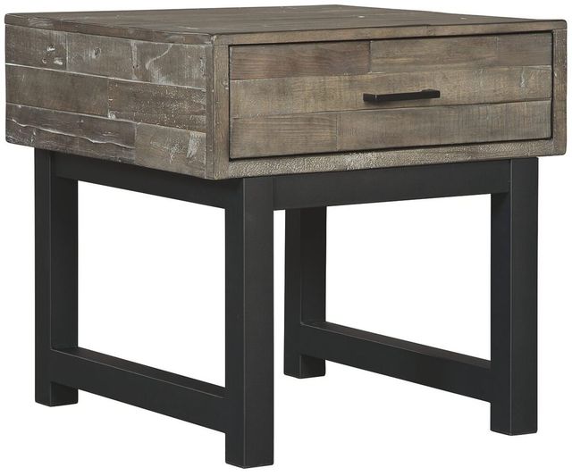 Signature Design by Ashley® Mondoro 2-Piece Grayish Brown Living Room Table Set-1