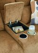 Signature Design by Ashley® Kanlow Honey Double Manual Reclining Loveseat with Console-4