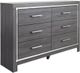 Signature Design by Ashley® Lodanna 2-Piece Gray Queen Panel Bed Set-2