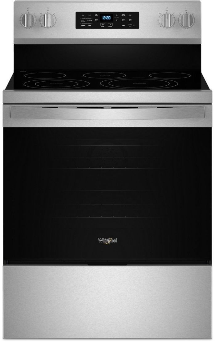 Whirlpool® 30"  Fingerprint Resistant Stainless Steel Freestanding Electric Range 