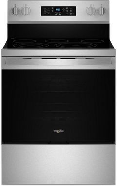 Whirlpool® 30"  Fingerprint Resistant Stainless Steel Freestanding Electric Range 