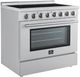 FORNO® Paolo Series Alta Qualita 36" Stainless Steel Pro Style Electric Range -2