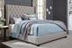 American Wholesale Furniture Westerly Light Gray King Upholstered Panel Bed-1
