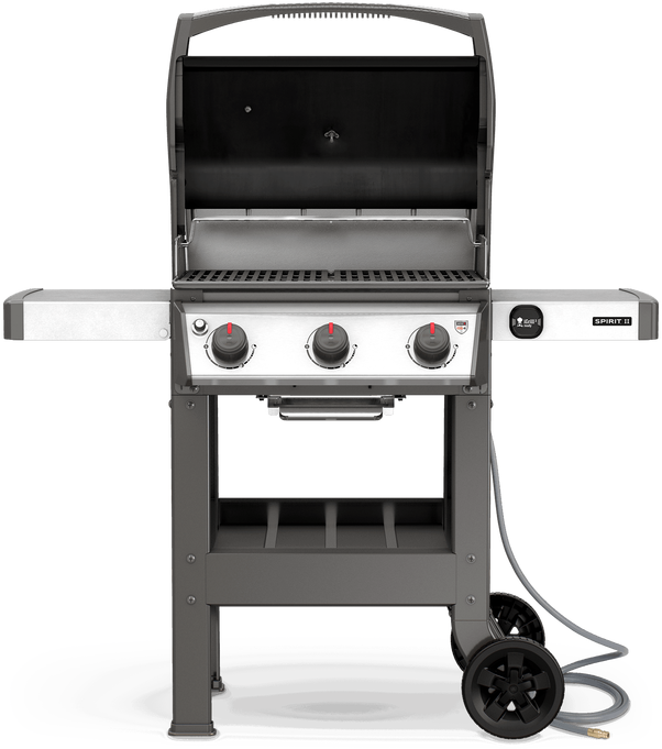 Weber® Spirit® II E-310 3-Burner Black Freestanding Natural Gas Grill-2
