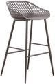 Moe's Home Collection Piazza Grey-m2 Outdoor Bar Stool-2