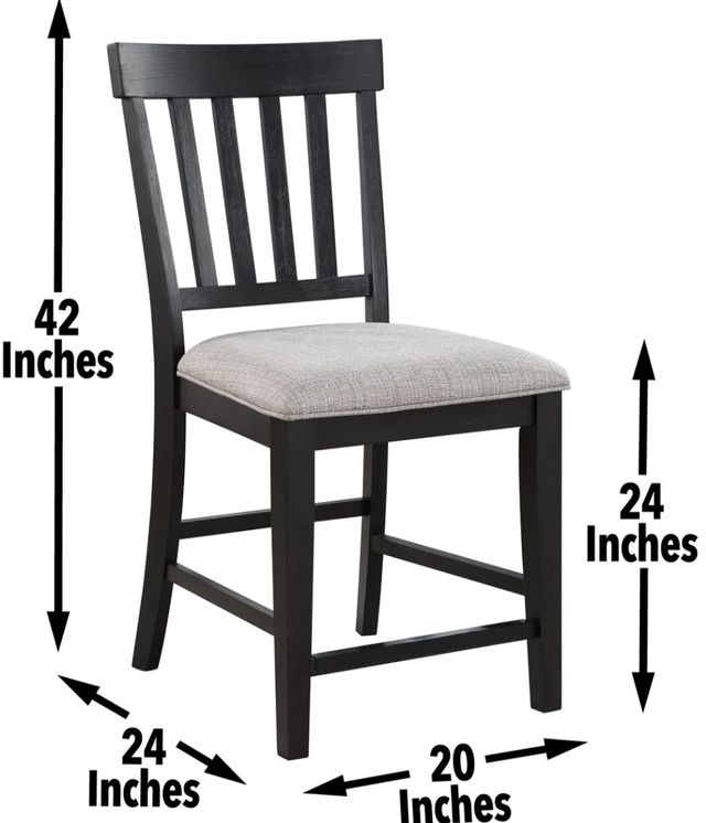 Steve Silver Co. Halle Ebony Counter Stool-3