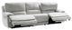 Steve Silver Co. Olsen 3-Piece Silver Dual-Power Zero-Gravity Modular Reclining Sofa-5