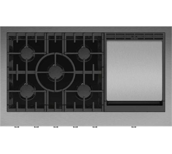 Fisher & Paykel Series 9 48" Stainless Steel Professional Liquid Propane Rangetop-1