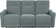 Mazin Furniture Edition Dove Grey Power Reclining Sofa-0