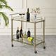 ACME Furniture Aditya Antique Brass/Mirrored Serving Cart-1