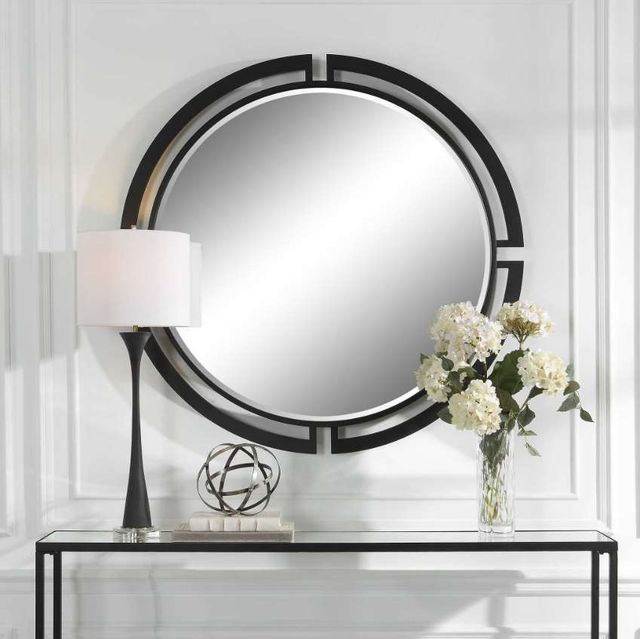 Uttermost® Quadrant Black Mirror-1