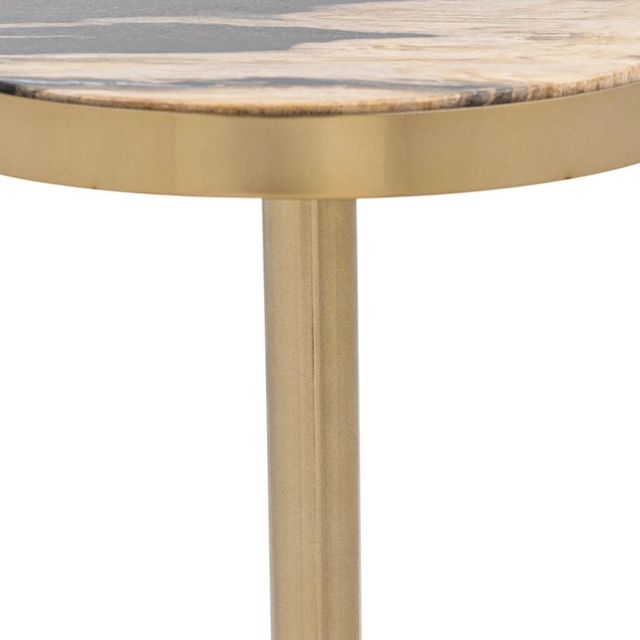 Classic Home Jordyn Molten Husk Medium Accent Table-4