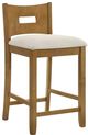 Armen Living Ren Amber Glow/Dune Bar Stool-0