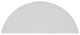 Hooker® Furniture Melange On The Bright Side White Demilune Console Table-3