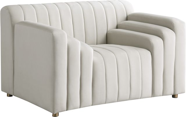 Meridian Furniture Naya Cream Upholstered Chair-0