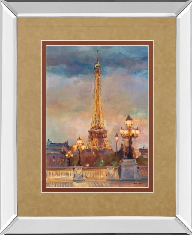 Classy Art The Beginning of the Evening by Marilyn Hageman Mirror Framed Wall Art-0