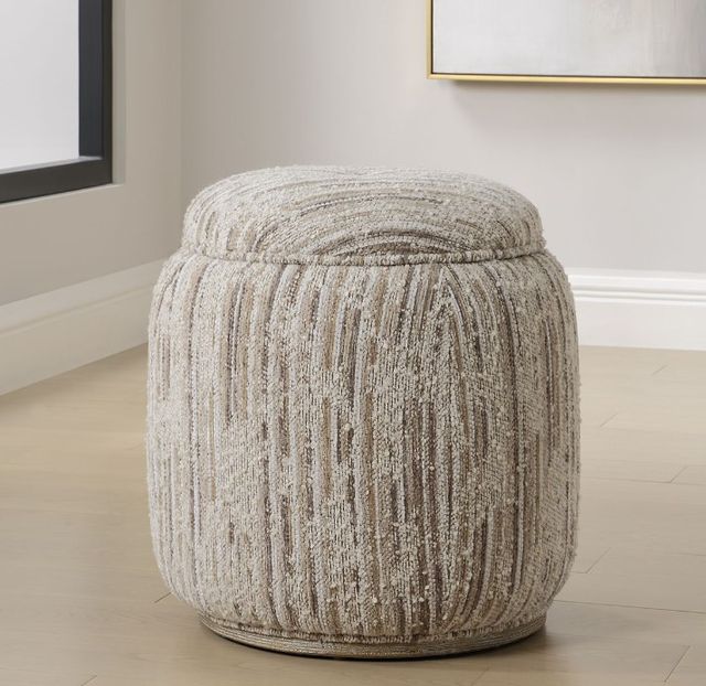 Uttermost® Dialogue Tan Ottoman-1