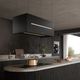 Faber Graziosa Isola 31" Matte Black Island Range Hood-3