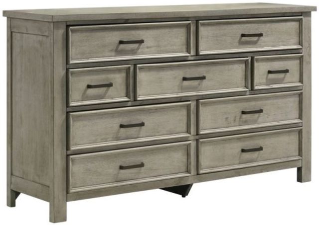 American Wholesale Furniture Sienna 5-Piece Gray Queen Bedroom Set-2
