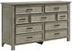 American Wholesale Furniture Sienna 5-Piece Gray Queen Bedroom Set-2