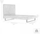 Armen Living Peridot Natural Queen Platform Bed -4