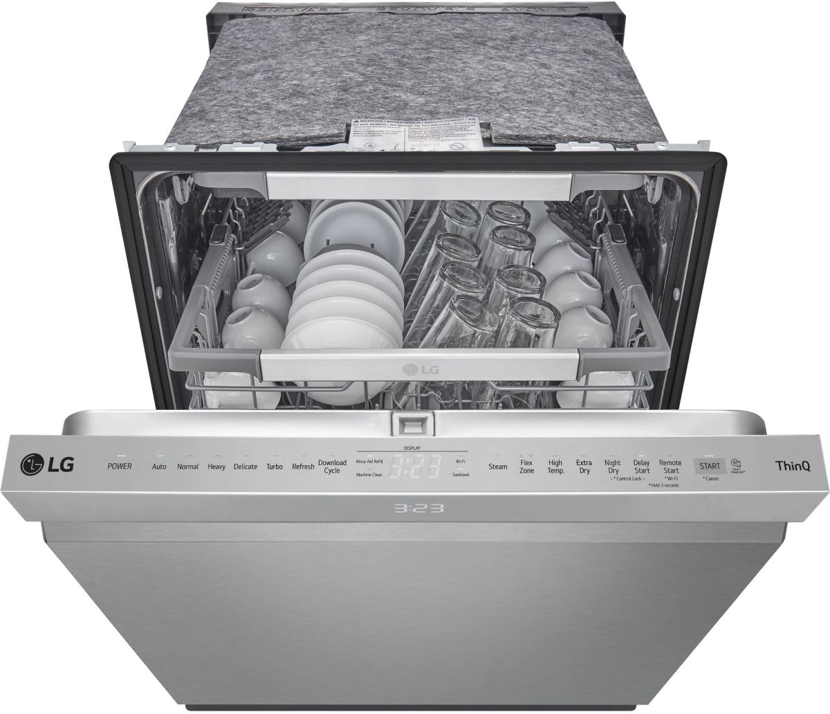 LG 24" PrintProof Stainless Steel Top Control Built In Dishwasher