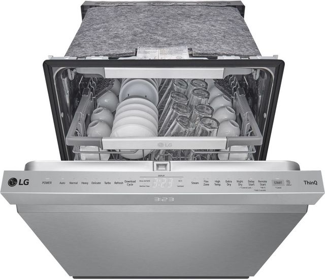 LG 24" PrintProof™ Stainless Steel Top Control Built In Dishwasher-4