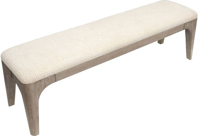 Magnussen Home® Braelyn Camino Opal/Dorian Gray Bench with Upholstered Seat-3