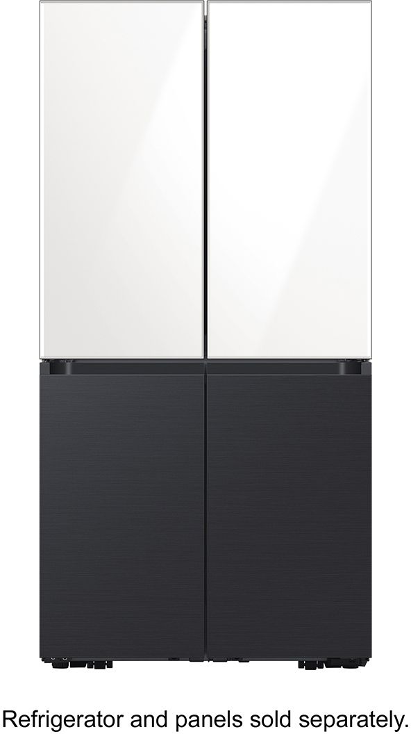 Samsung Bespoke 18" White Glass Refrigerator Top Panel-4