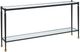 Uttermost® Javana Glass Top Console Table with Black Base-0