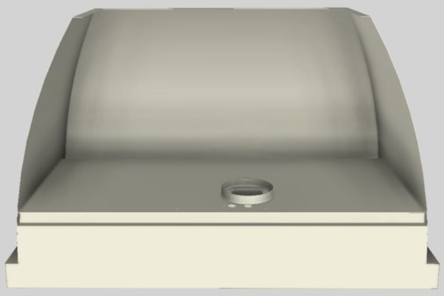 Vent-A-Hood® Designer Series 48" Biscuit Wall Mounted Range Hood-4