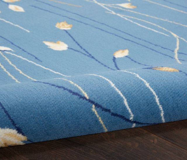 Nourison Home™ Grafix Light Blue 5'x7' Area Rug-4