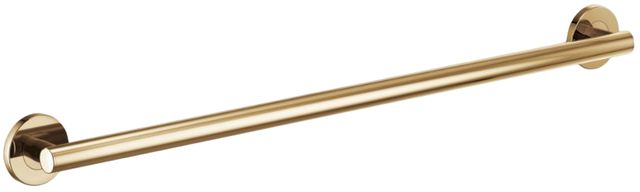 Brizo Brilliance® Polished Gold 36" Linear Round Grab Bar-0