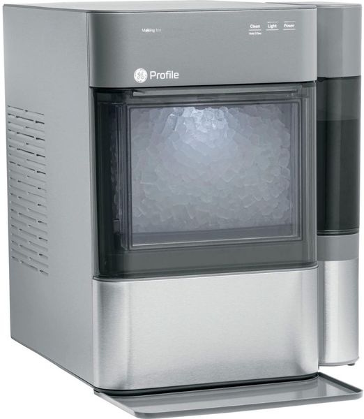 GE Profile™ Opal™ 14" 38 lb. Stainless Steel Ice Maker | Grand Appliance and TV