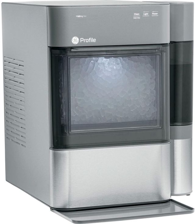 GE Profile™ Opal™ 14" 38 lb. Stainless Steel Ice Maker