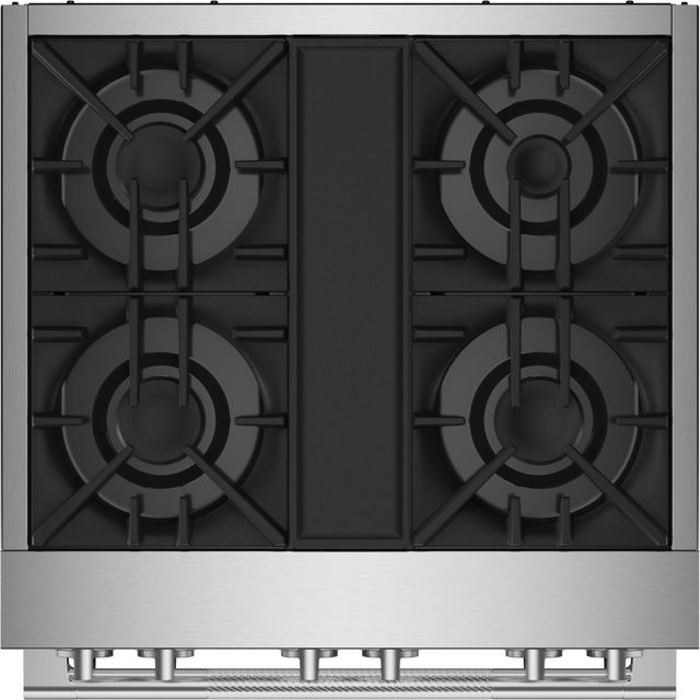 JennAir® RISE™ 30" Stainless Steel Pro Style Dual Fuel Range-2