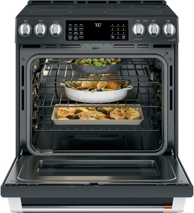 Café™ 30" Matte Black Slide In Electric Range-2